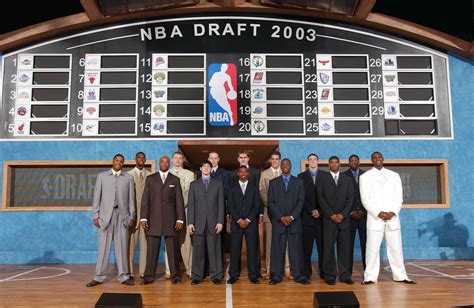 03 nba draft|2003 nba draft redraft.